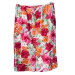 kim rogers Floral Blazer and Skirt Size 8 Pink Orange Green Spring Summer Photo 9