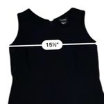 Giorgio Armani Dress Wool Blend Black Sleeveless Sheath Knee Length Sz 40 (4 US) Photo 6