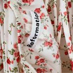 Reformation  Women's Sloane Floral Midi Slip Dress | Sz Medium | Tosca Cream Photo 12