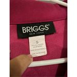 Briggs New York  Women Lightweight Button Up Barbie Pink Shacket Size Small Photo 2