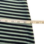 FP Beach Free People Beach On The Line Ponte Mini Dress Large Navy Mint Striped Casual Photo 12