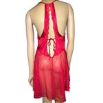 Victoria's Secret Victoria’s Secret Women’s Red Lace Chemise size L Photo 8