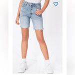 Free People NWT  We The Free‎ Avery Bermuda Denim Jean Short Size 25 Pacific Blue Photo 1