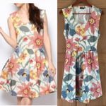 Kate Spade NWT Saturday Photo Floral Open Back A-line Mini Dress Women’s Medium Photo 1
