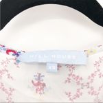 Hill House  Nima Dress in Cabernet Trellis Floral Silk Extra Small Photo 7