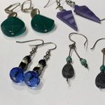 Lot Of 5 Women's Pierced Costume Earrings Dangle Beaded Photo 8