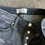 Free People We The Free Women's Crvy Distressed High Rise Cut Off Jean Shorts Photo 4