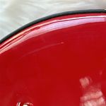 Women's Patent Leather Top Handle Purse Elegant Handbag Red Photo 11