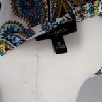 cupio  multicolored paisley sleeveless button down tunic size medium Photo 5