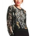 CAbi  Python Print Chiffon Sweatshirt Photo 0