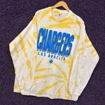 Los Angeles Chargers Gameday Oversize Long Sleeve Tie Dye XL  Photo 2