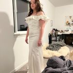 SheIn White Off-Shoulder Dress Photo 3