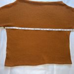 Brown Waffle Knit Long Sleeve Shirt Size Large Photo 4