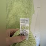 Pilcro Anthropologie Textured Light GreenTextured Short Sleeve Sweater Top M Photo 5