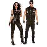 Spirit Halloween Womens‎ Special Operations Police Officer Bodysuit Cosplay M Black Size undefined Photo 4