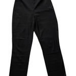 Jenni Kayne  Slim Trouser Pants Stretch Poplin High-Rise Black Women's Size Small Photo 0