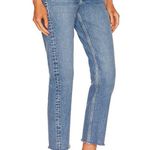 Free People NWT x Care FP A New Day Mid Rise Straight Leg Jean In ISLA Blue Photo 2