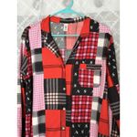 Victoria's Secret Y2K  Pajama Dress S Plaid Patchwork Vintage VS 2000 Nightshirt Photo 2