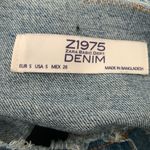 ZARA  Z1975 Blue Jean Button Down Knee Length Denim Midi Duster Dress Photo 3