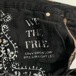 Free People NWT We The Free Jeans Size 29  Black Crvy‎ Siren Low Rise Straight Photo 7