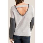 Alya NWOT  super soft open V back sweater M Photo 1