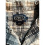 Pendleton Pendelton short sleeve button up plaid beige/black size med Photo 3