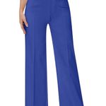 NWT ~ Royal Blue Stretchy Straight Leg Butt Lifting Dress Pants ~ Women's MED Photo 0
