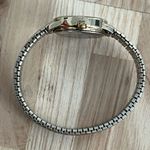 Timex Ladies Watch Vintage Gold Tone Stretch Bracelet Round White Dial Date Wndw Photo 6