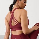 Athleta NWT  Train Free Bra. D-DD Redwood Small Photo 3