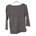 Madewell Size Small S Black White Stripes Striped Top Cotton Blouse Comfy Photo 1