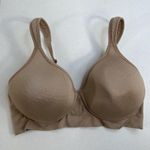 Lands' End Lands's End 34C Wireless Seamless T-Shirt Bra Women's Full Coverage Beige Tan Photo 2