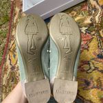 Hispanitas Embellished Women's Ballet Block Heels in Green Size 6 Photo 5