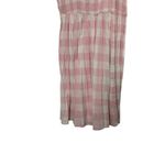 Old Navy  Pink & White Plaid Flutter Sleeve Smocked Dress Sz Small Photo 6