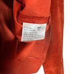 Margaret Godfrey Rust Suede Button Photo 5