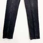 Reformation Denim Charlie High Rise Seamed Button Fly Straight Leg Jeans Erie 24 Photo 3