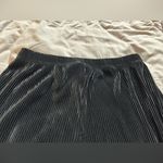 None NEW Black Plisse Wide Leg Lounge Pants Lettuce Edge M/30” inseam Photo 2