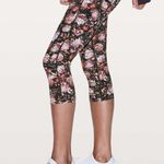 Lululemon Fast Free Crop II *Nulux 19” Peony Multi Floral Leggings Women Size 8 Photo 9
