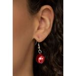 Paparazzi Queen Of the Gala Red Necklace (319) Photo 2