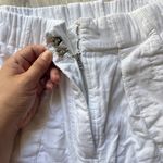 Mikoh White Cotton Cargo Shorts Photo 2