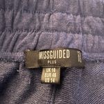 NWOT Missguided Hoodie, Shorts, and Biker Shorts Set Blue Size 14 Photo 8