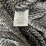 Dress Barn SZ 14/16 Long Cardigan Open Front 3/4 Sleeve Stretch Open Knit Draped Photo 8