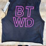 SoulCycle Black and Pink Crop Muscle Tee size XS Photo 3