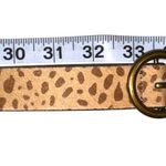 Urban Outfitters Calf Hair Blend Leopard Print Belt SMALL Photo 3