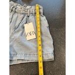 ZARA  Paperbag High waist Jean Shorts size XS Photo 6