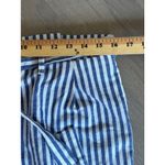 Love Tree Love Tree Striped Paperbag shorts Size Medium Blue and White Belted Photo 6