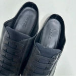 Vince  Black Varley Lace-Up Slip-On Leather Mule Sneakers Size 8.5 Photo 6