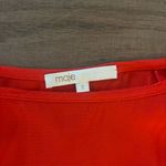 Maje  red ruched ruffle sleeve blouse top Photo 1