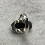 Onyx 925 Silver Natural Black Coffin Ring Size - 7.75 -RGN-785 Photo 6