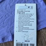 Lululemon Shoulder Cut-Out Shoulder Tank Dark Lavender Size 0 NWT Photo 2