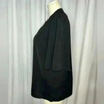 Source Unknown Women's Black Short Sleeve Blouse (570) Photo 3